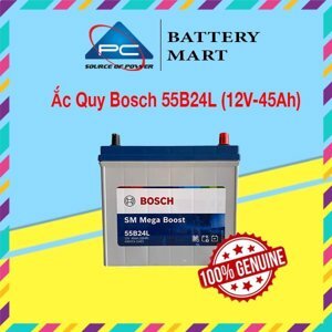 Ắc quy khô Bosch Mega Power Lite 55B24L-BHD (45Ah)