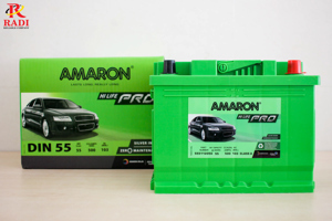 Ắc quy ô tô AMARON DIN55 12V 55Ah