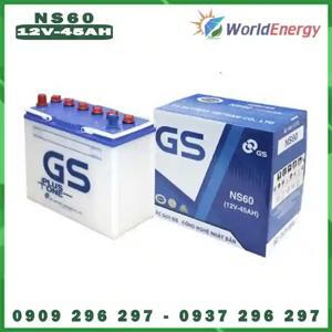 Ắc quy ô tô GS NS60E (12V-45Ah)