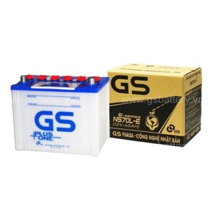 Ắc quy ô tô GS NS70L (12V-65Ah)