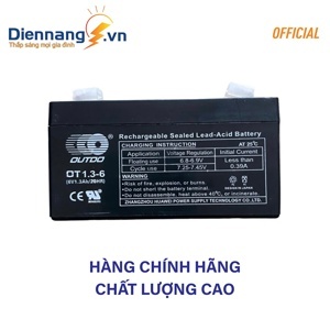 Ắc quy Outdo 6V-1.3Ah OT1.3-6