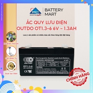 Ắc quy Outdo 6V-1.3Ah OT1.3-6