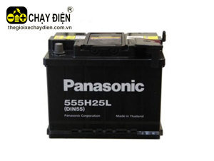 Ắc quy Panasonic khô 12V-55Ah (DIN 555H25L)