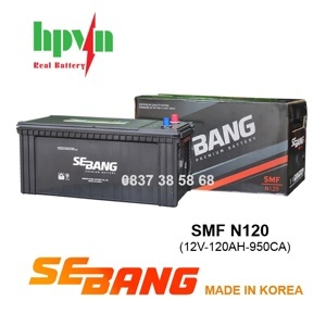 Ắc quy Sebang 120AH N120