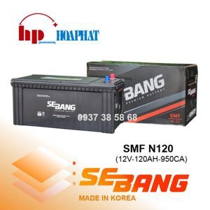 Ắc quy Sebang 120AH N120