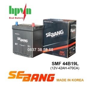 Ắc quy Sebang 42AH SMF 44B19L