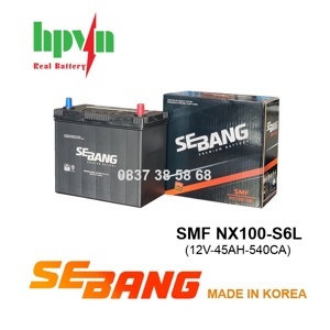 Ắc quy Sebang 45Ah NX100-S6L