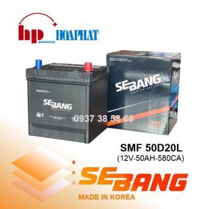 Ắc quy Sebang 50Ah 50D20L