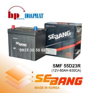 Ắc quy Sebang 60AH SMF 55D23R