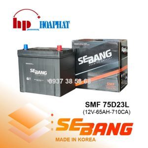 Ắc quy Sebang 65AH SMF 75D23L