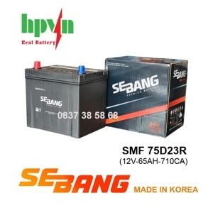 Ắc quy Sebang 65AH SMF 75D23R