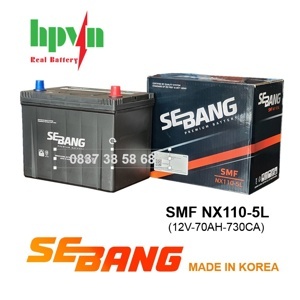 Ắc quy Sebang 70Ah NX110-5L