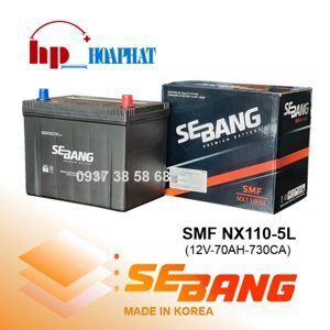 Ắc quy Sebang 70Ah NX110-5L