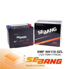 Ắc quy Sebang 75Ah NX110-5ZL