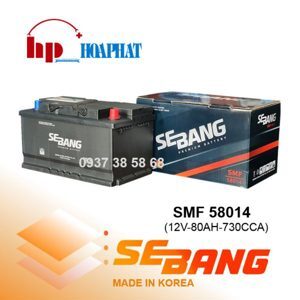 Ắc quy Sebang 80AH DIN 58014