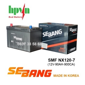 Ắc quy Sebang 90Ah NX120-7