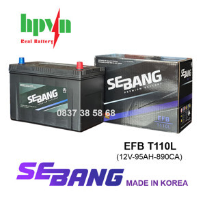 Ắc quy Sebang 95AH EFB T110L