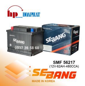 Ắc Quy Sebang SMF 56217 (DIN 62AH – R)