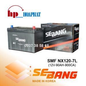 Ắc quy Sebang SMF NX120-7L (12V-90Ah)