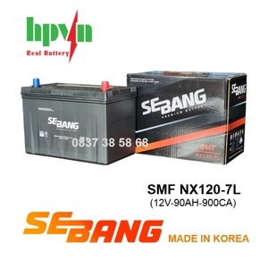 Ắc quy Sebang SMF NX120-7L (12V-90Ah)