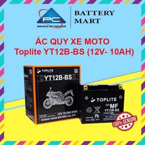 Ắc quy Toplite YT12B-BS 12V - 10Ah