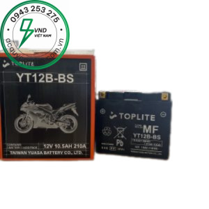 Ắc Quy Toplite YTX12-BS 12V 10AH