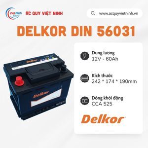 Ắc quy Varta DIN 56031 60Ah