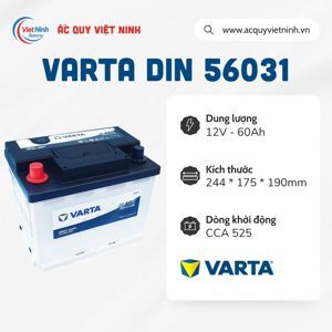 Ắc quy Varta DIN 56031 60Ah