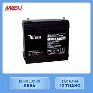 Ắc quy Vision 12V 55AH 6FM55-X
