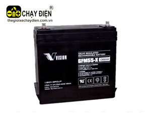 Ắc quy Vision 12V 55AH 6FM55-X