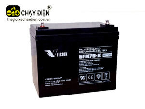 Ắc quy Vision 12V 75AH 6FM75-X