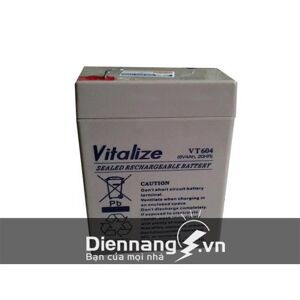 Ắc quy Vitalize VT604( 6V-4AH)