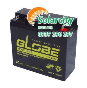 Ắc quy xe đạp điện Globe WP20-12IE - 12V-20A