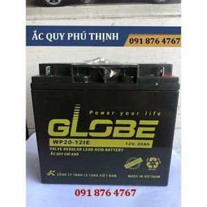 Ắc quy xe đạp điện Globe WP20-12IE - 12V-20A