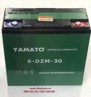 Ắc quy xe đạp điện Yamato 12V 30Ah, 6-DZF-30