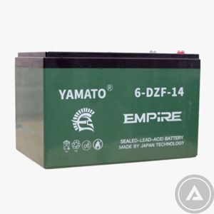 Ắc quy xe đạp điện Yamato 12V 14Ah, 6-DZF-14