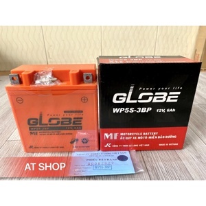 Ắc quy xe máy Globe 12V- 6Ah WP5S-3BP