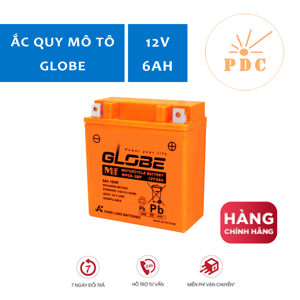 Ắc quy xe máy Globe 12V- 6Ah WP5S-3BP