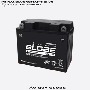 Ắc quy xe máy Globe 12V- 7Ah WTZ7A-4BP