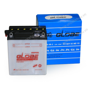 Ắc quy xe máy Globe nước  12V- 7Ah 12N7A-4B