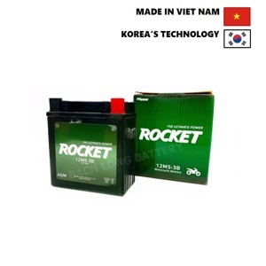 Ắc quy Xe máy Rocket 12M5−3B