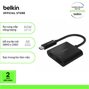 Adapter chuyển đổi Type C - HDMI Belkin AVC002 Đen