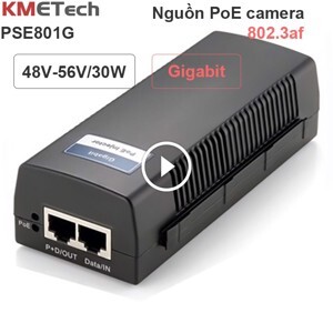 Adapter POE 48-56V/30W 2 Port Gigabit PSE801G