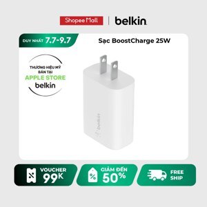 Adapter Sạc Type C PD 25W Belkin WCA004