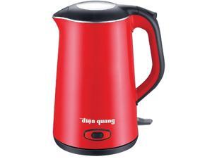 Ấm đun nước cao cấp Điện Quang ĐQ EKT09 1515 R KW (1500W, 1.5L,inox 304, vỏ 2 lớp, có chức năng giữ ấm)
