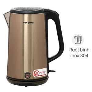 Ấm đun nước cao cấp Điện Quang ĐQ EKT08 1818 (1800W, 1.8L, inox 304, vỏ 3 lớp)