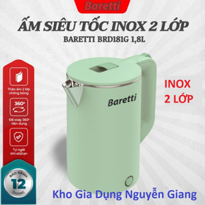 Ấm đun siêu tốc 1.8L Baretti BRD181G