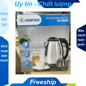 Ấm đun siêu tốc Asanzo SK-1800 1.8 lít