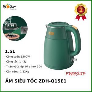 Ấm đun siêu tốc Bear ZDH-Q15U8 1.5L