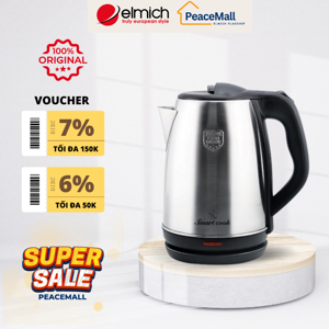 Ấm đun siêu tốc Elmich Smartcook KES-3855 - 1.8L